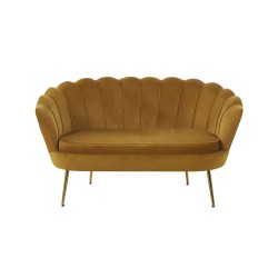 Sofa velvet (curry) /nogi złote/ Sofa velvet (curry) /nogi złote/