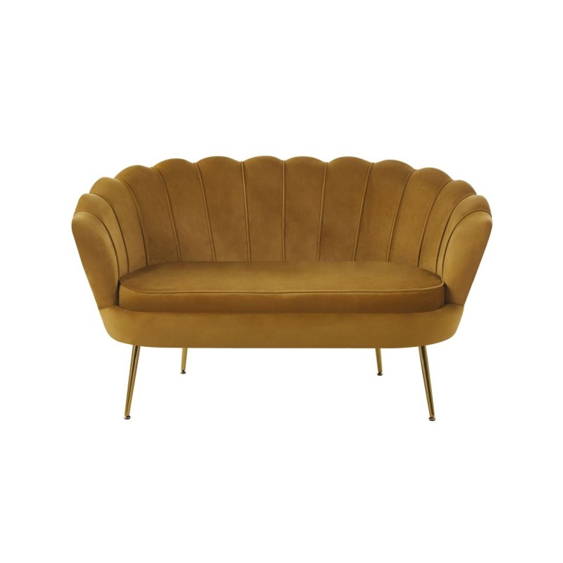 Sofa velvet (curry) /nogi złote/ Sofa velvet (curry) /nogi złote/