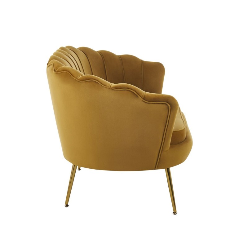 Sofa velvet (curry) /nogi złote/ Sofa velvet (curry) /nogi złote/