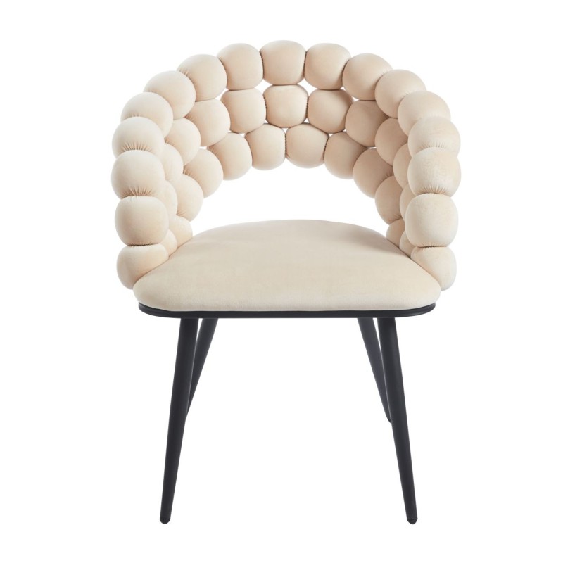 Samtstuhl (beige) Samtstuhl (beige)