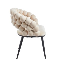Silla de terciopelo (beige) Silla de terciopelo (beige)