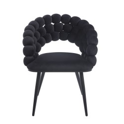 Krzesło velvet (czarne) Krzesło velvet (czarne)
