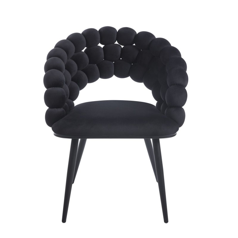 Krzesło velvet (czarne) Krzesło velvet (czarne)