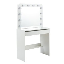Vanity table with lighting (white) Vanity table with lighting (white)