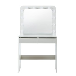 Vanity table with lighting (white) Vanity table with lighting (white)