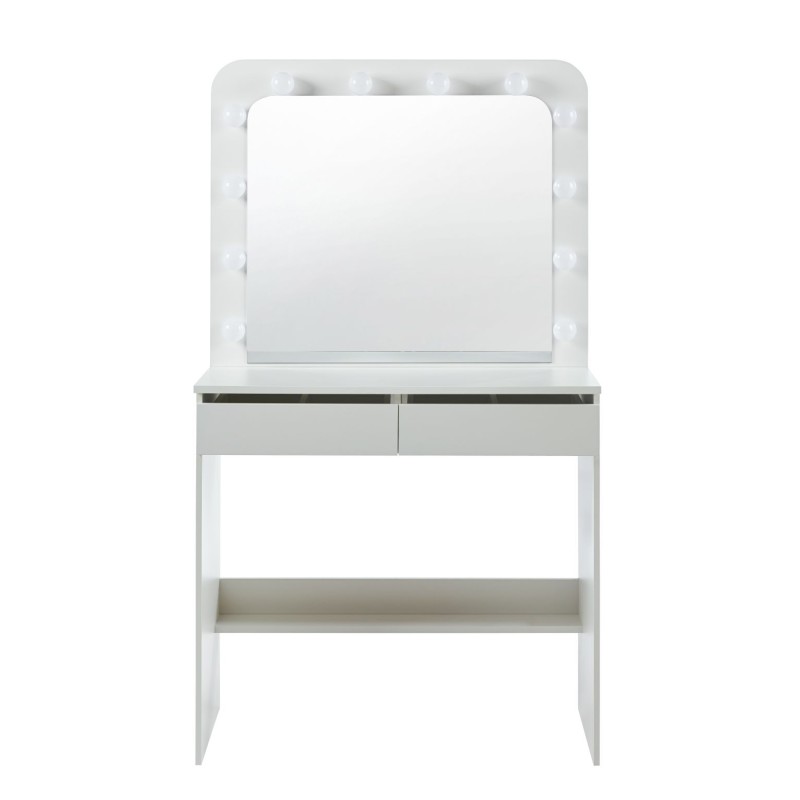 Vanity table with lighting (white) Vanity table with lighting (white)