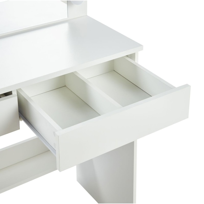 Vanity table with lighting (white) Vanity table with lighting (white)