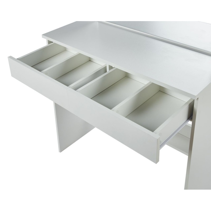 Vanity table with lighting (white) Vanity table with lighting (white)