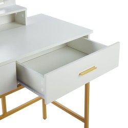 Vanity table with lighting (white) Vanity table with lighting (white)