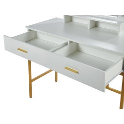 Vanity table with lighting (white) Vanity table with lighting (white)