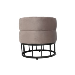 Velvet pouf (gray) Velvet pouf (gray)