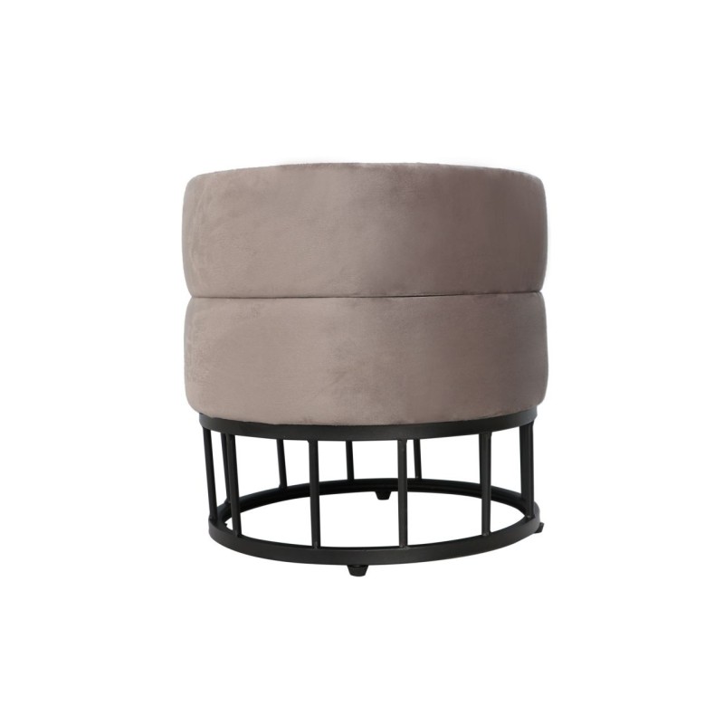 Velvet pouf (gray) Velvet pouf (gray)