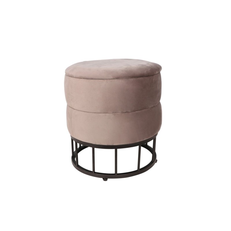 Velvet pouf (gray) Velvet pouf (gray)