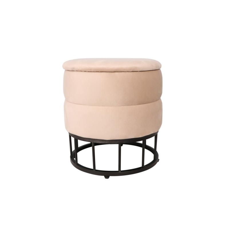 Velvet pouf (beige) Velvet pouf (beige)