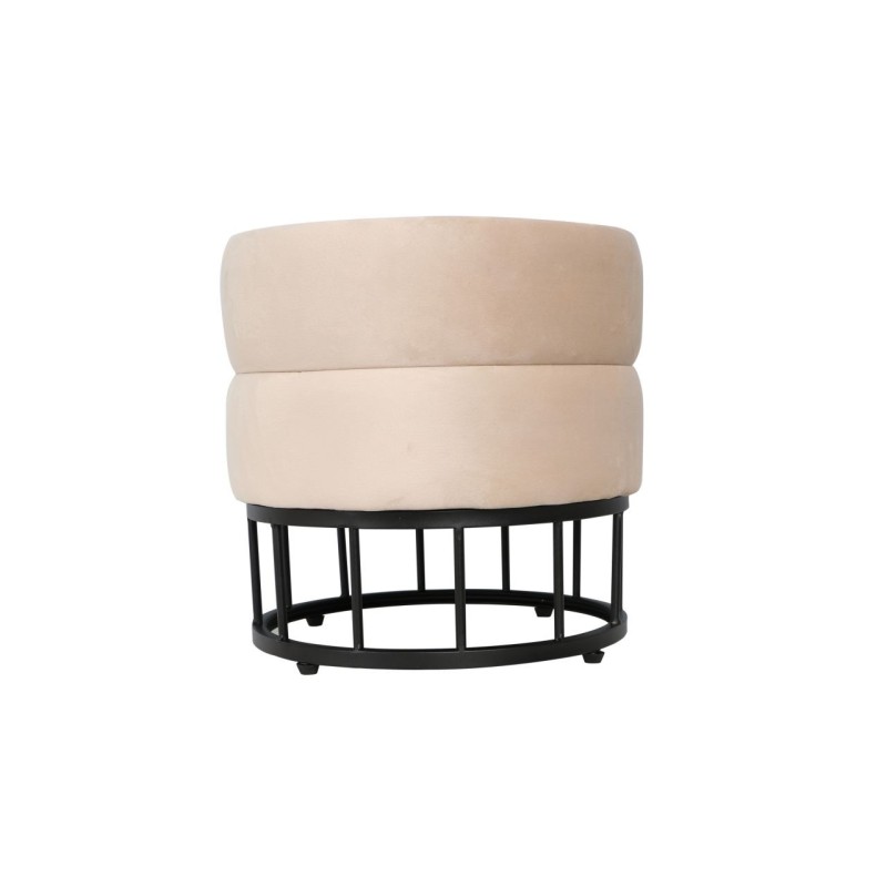 Velvet pouf (beige) Velvet pouf (beige)