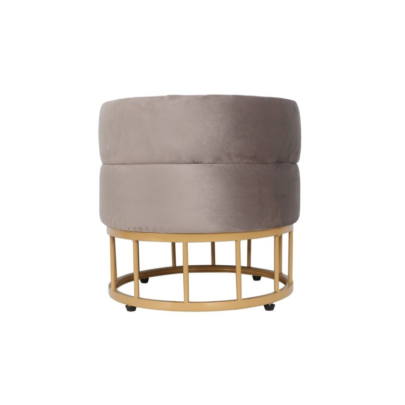 Velvet pouf (gray) Velvet pouf (gray)