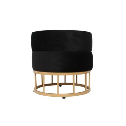 Pufa velvet (czarna) Pufa velvet (czarna)