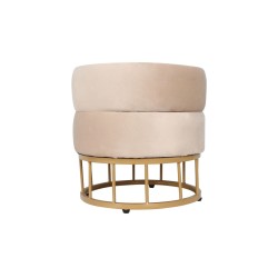 Velvet pouf (beige) Velvet pouf (beige)