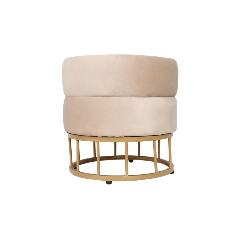 Velvet pouf (beige) Velvet pouf (beige)