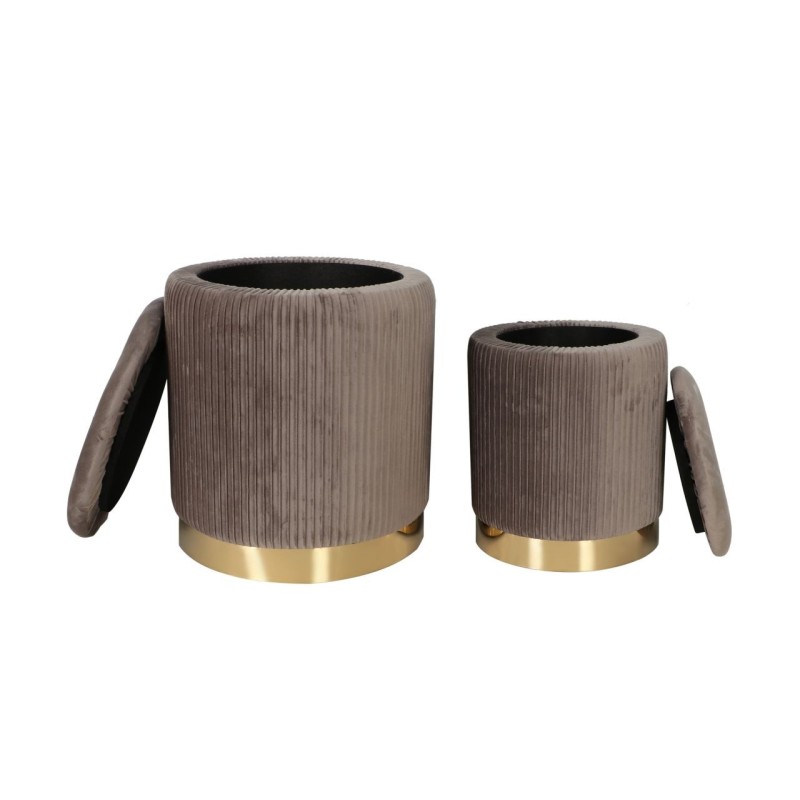 Poufs (set of 2) gray Poufs (set of 2) gray