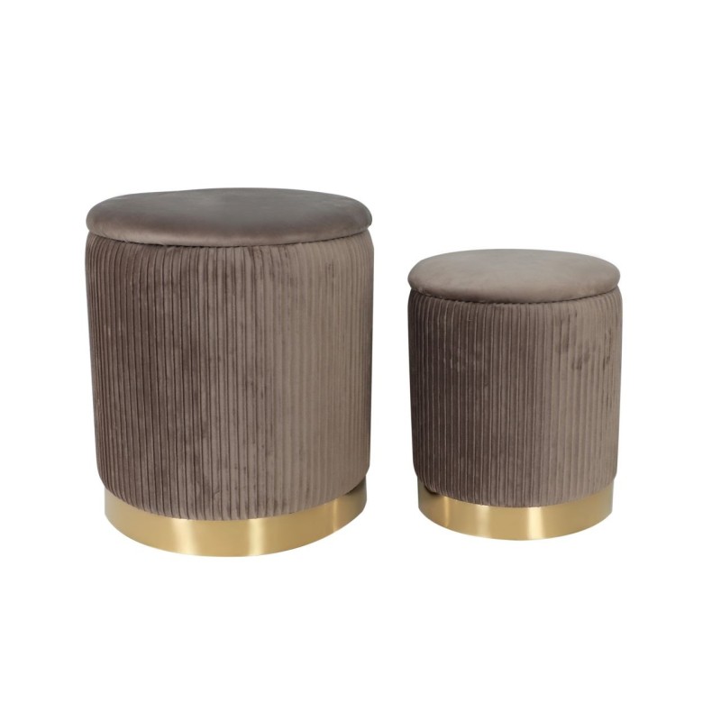 Poufs (set of 2) gray Poufs (set of 2) gray