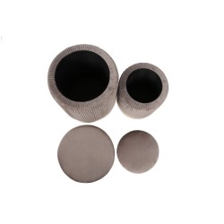 Poufs (set of 2) gray Poufs (set of 2) gray