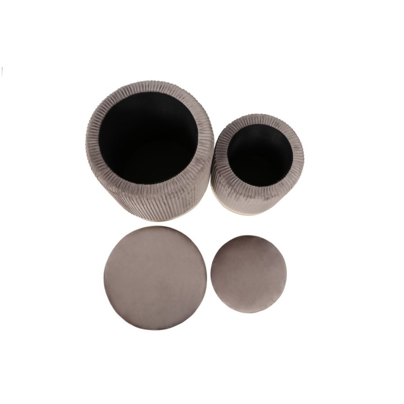 Poufs (set of 2) gray Poufs (set of 2) gray
