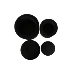 Sitzsäcke (Set mit 2 Stück) schwarz Sitzsäcke (Set mit 2 Stück) schwarz