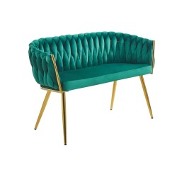 Sofa velvet (zielona)