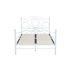 Łóżko metalowe 120x200 (białe) Łóżko metalowe 120x200 (białe)