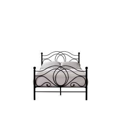 Metal bed 120x200 (black) Metal bed 120x200 (black)