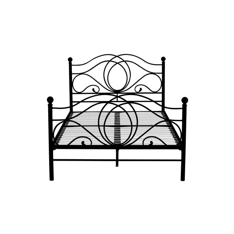 Łóżko metalowe 120x200 (czarne) Łóżko metalowe 120x200 (czarne)