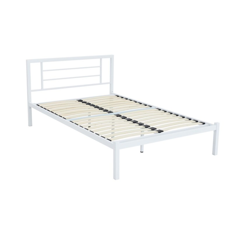 Łóżko metalowe 120x200 (białe) Łóżko metalowe 120x200 (białe)