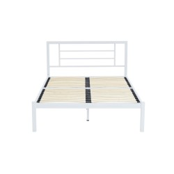 Łóżko metalowe 120x200 (białe) Łóżko metalowe 120x200 (białe)