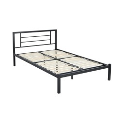 Łóżko metalowe 120x200 (czarne)