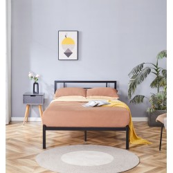 Łóżko metalowe 120x200 (czarne) Łóżko metalowe 120x200 (czarne)