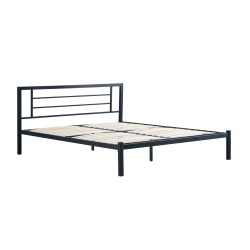 Łóżko metalowe 160x200 (czarne)