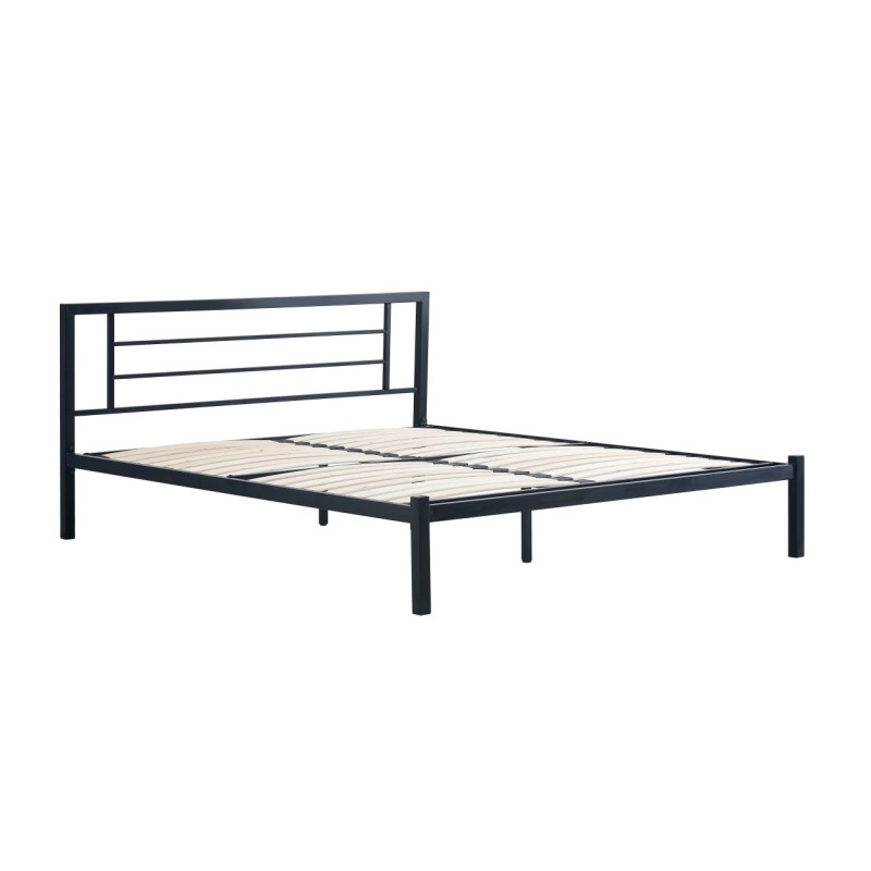 Łóżko metalowe 160x200 (czarne) Łóżko metalowe 160x200 (czarne)