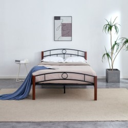 Łóżko metalowe 120x200 (czarne) Łóżko metalowe 120x200 (czarne)