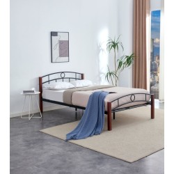 Łóżko metalowe 120x200 (czarne) Łóżko metalowe 120x200 (czarne)