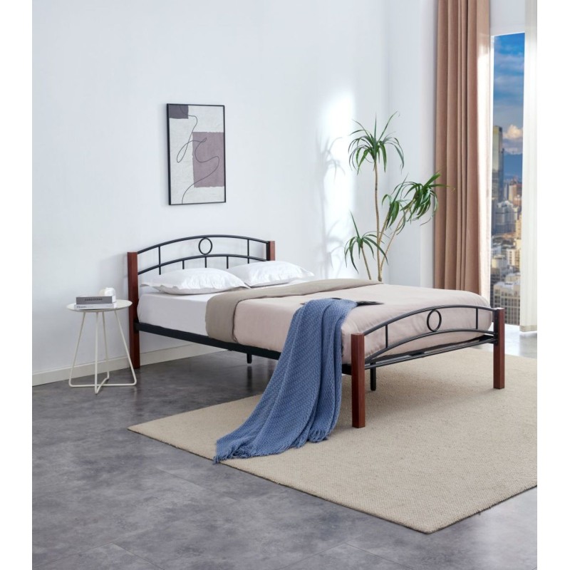 Łóżko metalowe 120x200 (czarne) Łóżko metalowe 120x200 (czarne)