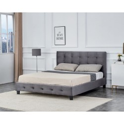 Upholstered bed 160x200 (gray) Upholstered bed 160x200 (gray)