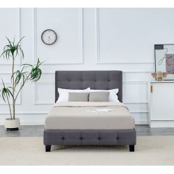 Upholstered bed 120x200 (gray) Upholstered bed 120x200 (gray)