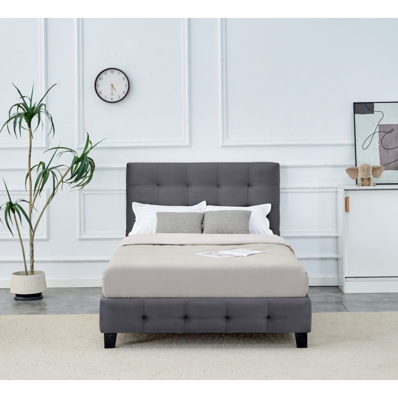 Upholstered bed 120x200 (gray) Upholstered bed 120x200 (gray)