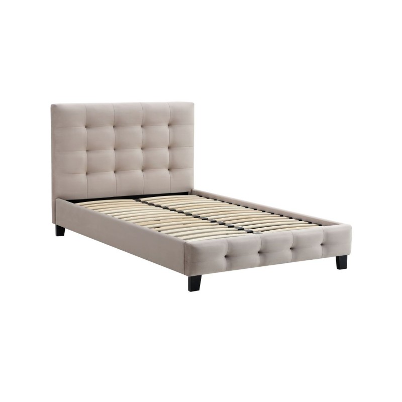 Gepolstertes Bett 120x200 (beige) Gepolstertes Bett 120x200 (beige)