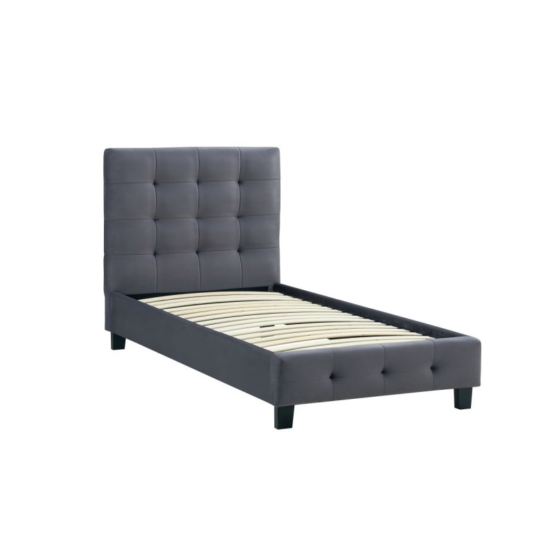 Polsterbett 90x200 (grau) Polsterbett 90x200 (grau)
