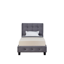 Polsterbett 90x200 (grau) Polsterbett 90x200 (grau)