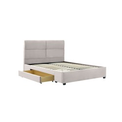Cama tapizada 160x200 (beige) Cama tapizada 160x200 (beige)
