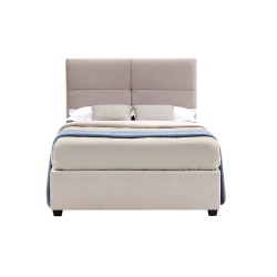 Gepolstertes Bett 120x200 (beige) Gepolstertes Bett 120x200 (beige)