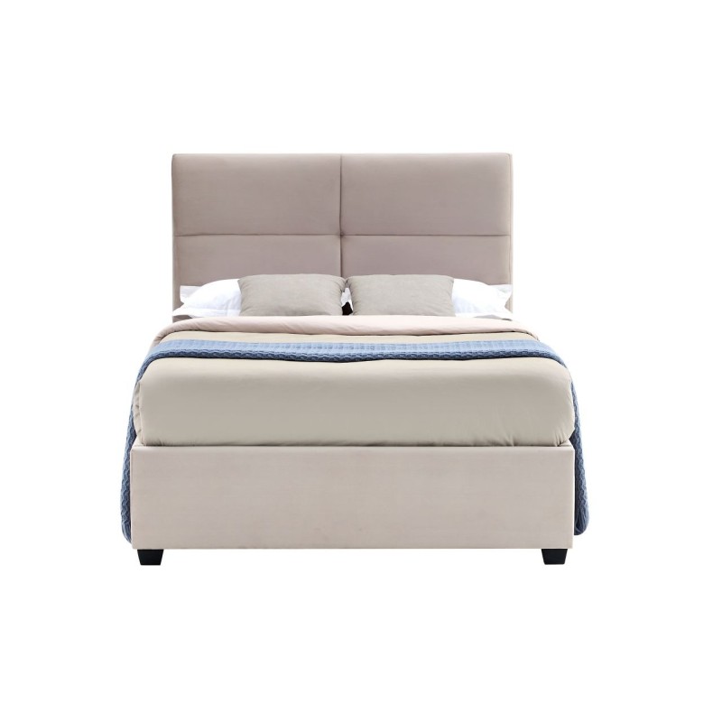 Gepolstertes Bett 120x200 (beige) Gepolstertes Bett 120x200 (beige)